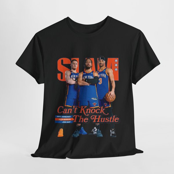 Orange Knicks Stars Trio - Jalen Brunson, Josh Hart-image
