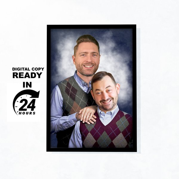 Custom Step Brothers Pet Portrait-image