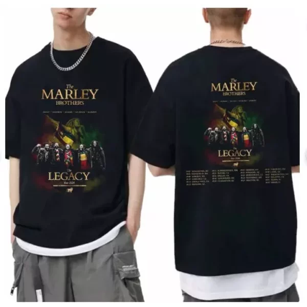 The Marley Brothers 2024 Tour Shirt, The Marley Brothers Fan Shirt-image