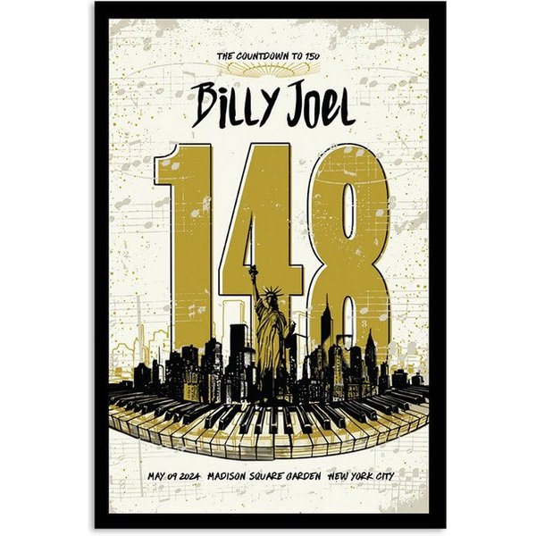 Billy Joel May 9 2024 Madison Square Garden New York Ny Poster-image