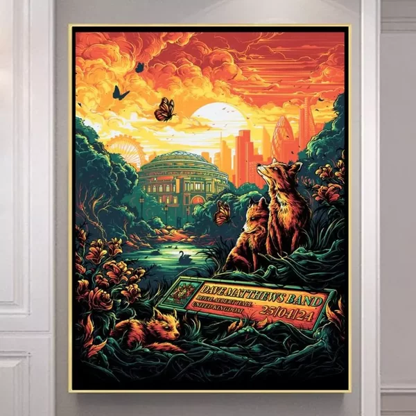 Dave Matthews Band Royal Albert Hall London Uk April 25 2024 Poster-image