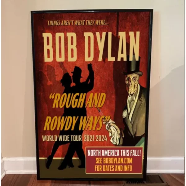 Bob Dylan Rough And Rowdy Ways Worldwide Tour 2021-2024 Poster-image