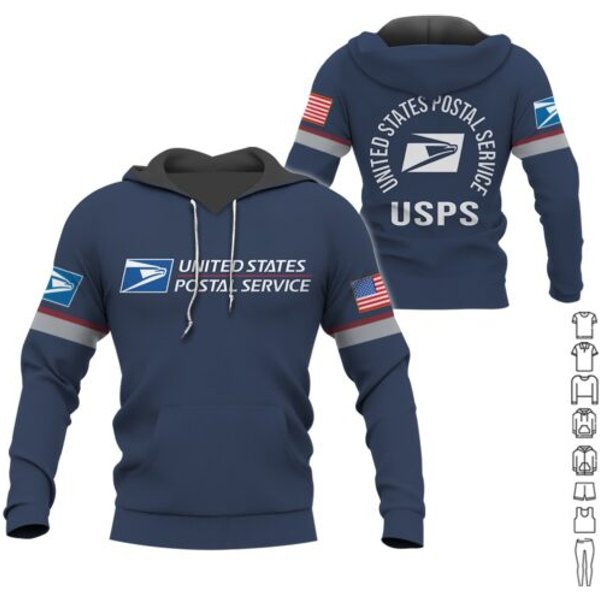 Postal Worker Hoodie, Postal Worker 3d Printed Hoodie