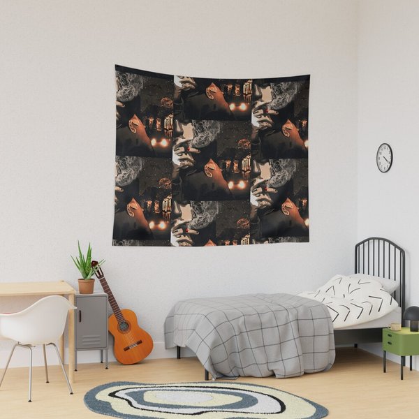 Lil Peep - Nuts Album Cover Art Tapestry-image
