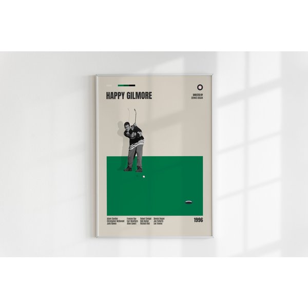 Vintage Happy Gilmore Movie Tv Show Poster-image