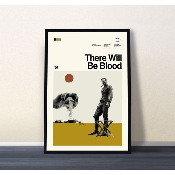 There Will Be Blood Movie, There Will Be Blood Print, Minimalist Art, Vintage Poster-image