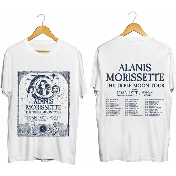 Alanis Morissette The Triple Moon Tour 2024 Double Sided Shirt-image