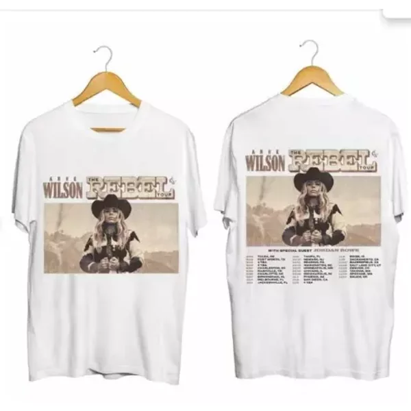New Shirt, Anne Wilson-The Rebel Tour 2024 Shirt, Anne Wilson Fan Shirt-image