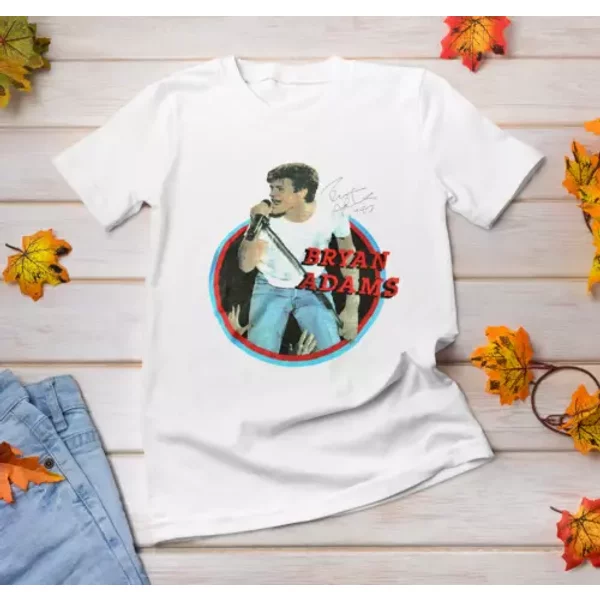 Vintage Bryan Adams Concert 1987 World Tour Shirt, Gift For Fans-image