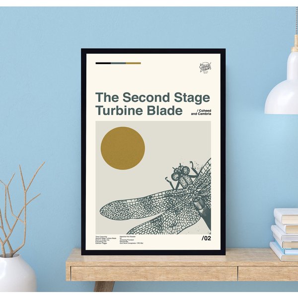 The Second Stage Turbine Blade Poster, Coheed And Cambria Music, Vintage Poster-image