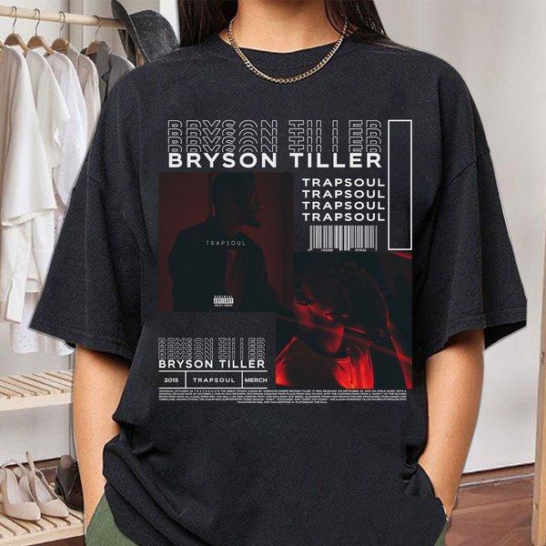 Bryson Tiller Music Album T-Shirt, Merch Vintage Trapsoul For Lovers Rapper Shirt-image