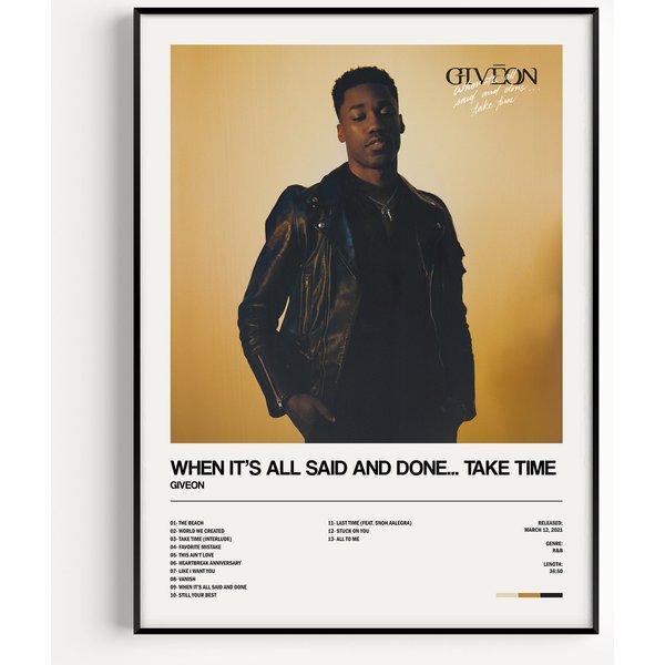When It's All Said And Done... Take Time, Giveon Poster-image