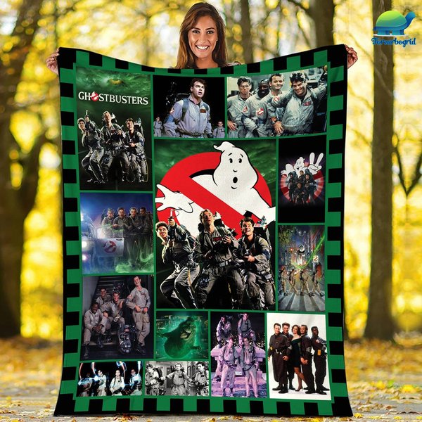 Ghostbusters Fleece Blanket, Ghostbusters 80S 90S Fleece Blanket-image