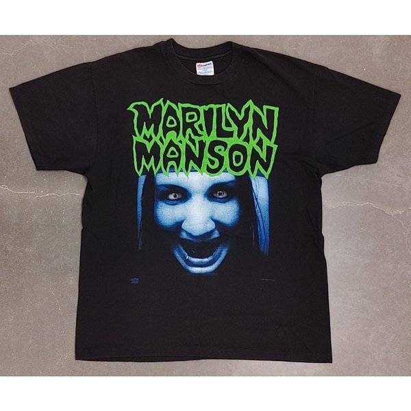 Vintage 1994 Marilyn Manson We Will Grow To Hate You Hanes T-Shirt-image