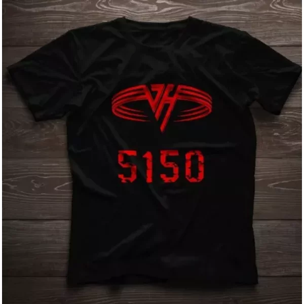 Van 5150 Logo T-Shirt Sammy Hagar Eddie Shirt-image