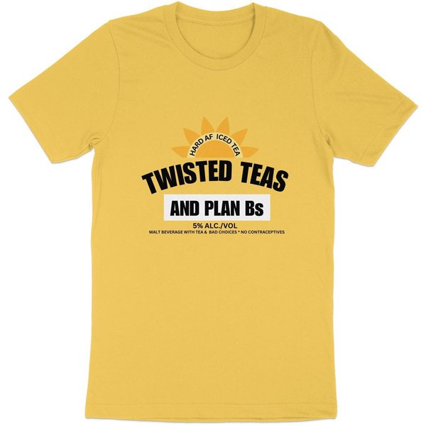 Twisted Teas And Plan Bs Hard Iced Tea Graphic T-Shirt-image