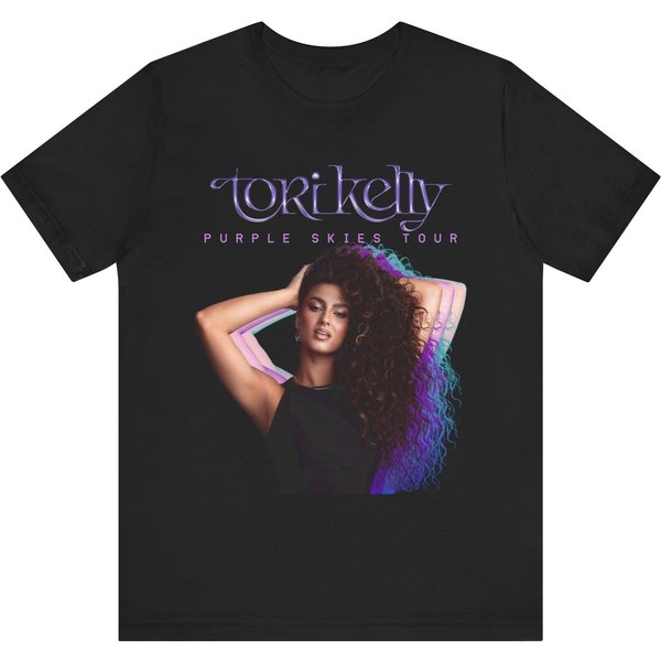 Tori Kelly Purple Skies 2024 Tour Double Sided Shirt-image