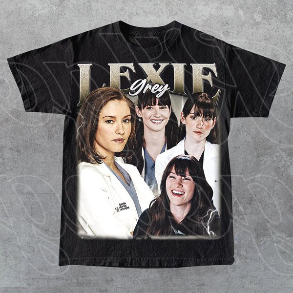 Lexie Grey Vintage T-Shirt, Gift For Woman And Man Unisex T-Shirt-image