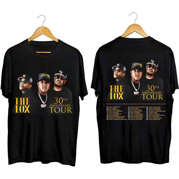 The Lox 30Th Anniversary Tour 2024 Fan Shirt-image