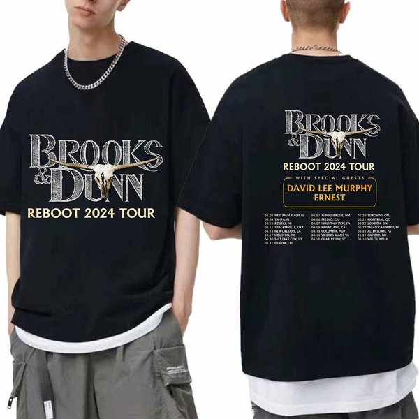Brooks And Dunn The Reboot 2024 Tour Shirt, Brooks And Dunn Concert Shirt-image