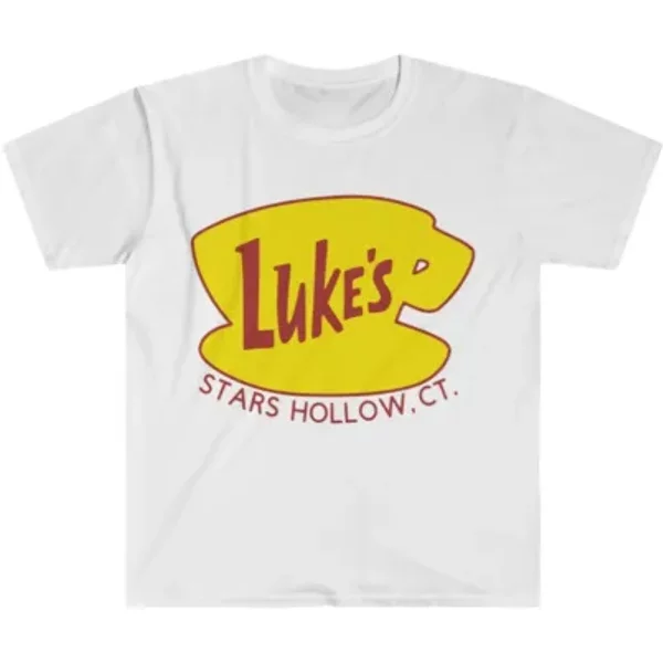 Lukes Diner Shirt, Gilmore Girls Tee, Luke's Stars Hollow T-Shirt-image