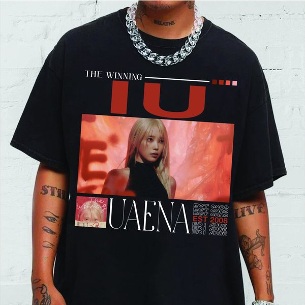 Iu Kpop World Tour Shirt For Uaena Fans-image