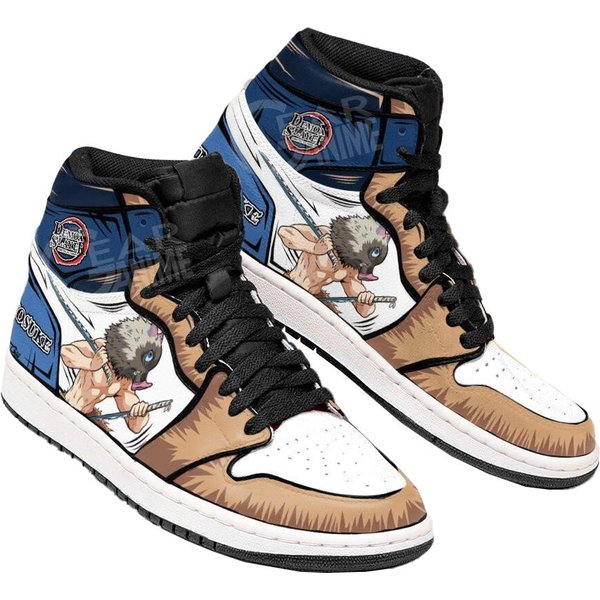 Inosuke Shoes Boots Skill Beast Breathing Anime Sneakers Fan-image