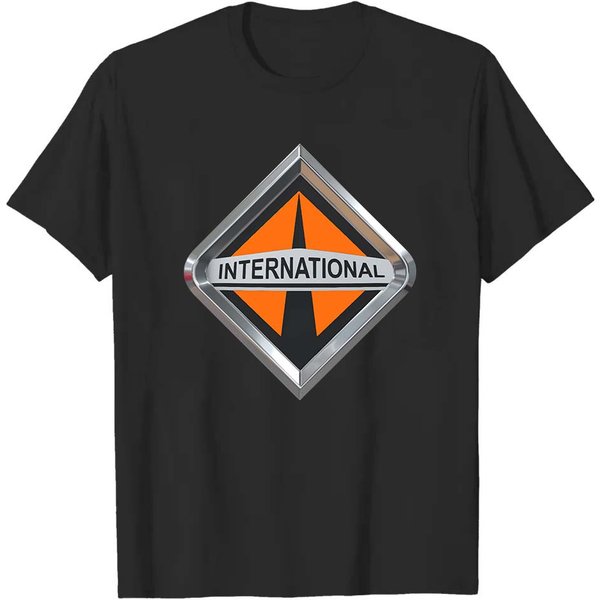 International Trucking Logo Trucker White T-Shirt-image