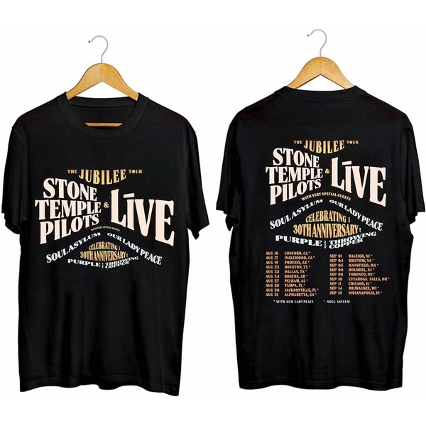 Stone Temple Pilots The Jubilee Tour 2024 Double Sided Shirt-image