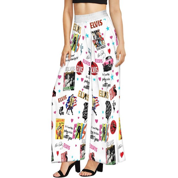 Elvis Presley Music Tour Women Pajamas Pants-image