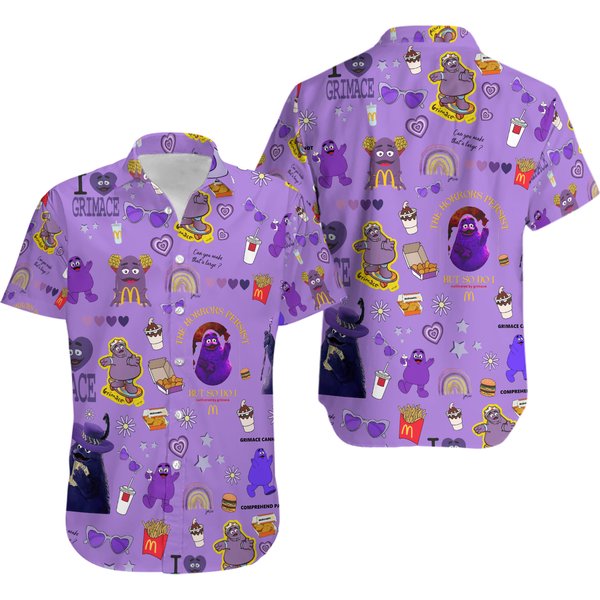 Grimace Shake Shirt, Grimace Shake Shorts-image
