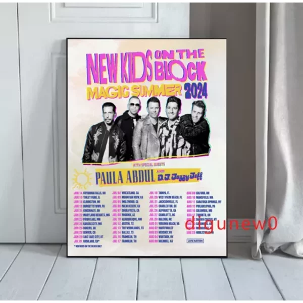 Nk On The Block The Magic Summer Tour 2024 Poster-image