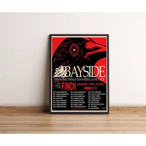 Bayside Announce Spring U.S. Tour Poster-image