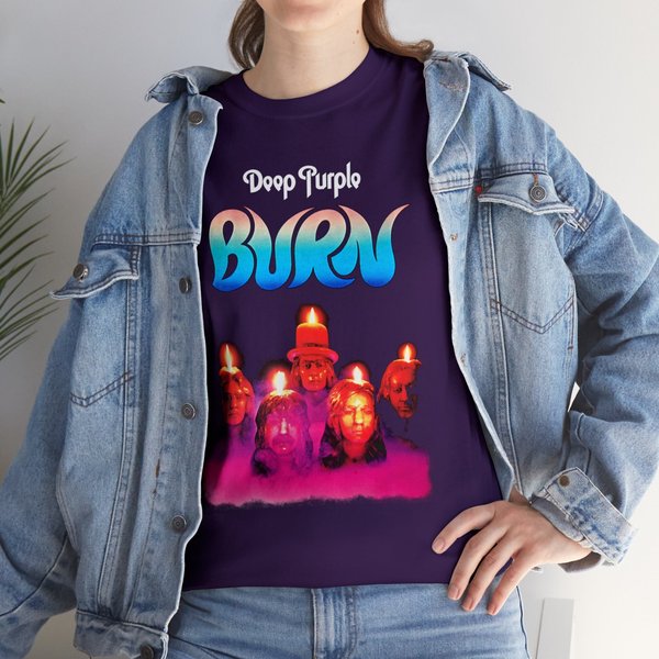 Deep Purple Burn Band Poster Album Cover T Shirt-image