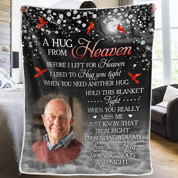 When You Really Miss Me Family Members Custom Upload Photo Memorial Personalized Blanket-image
