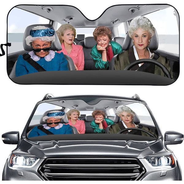 Stay Golden Car Sunshade-image