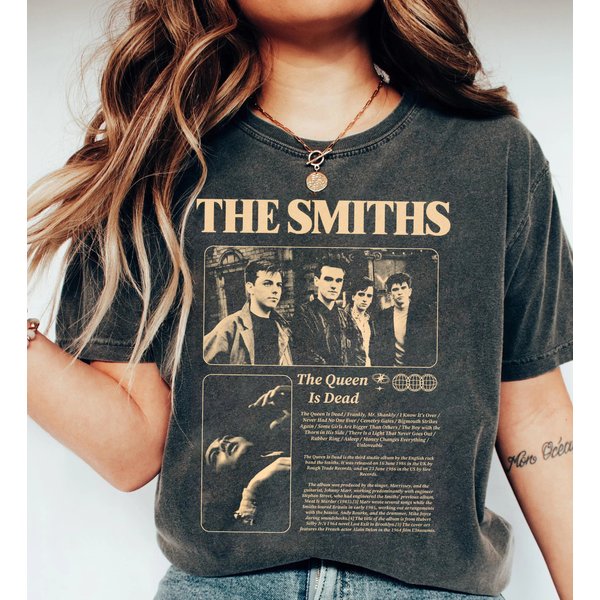 The Smiths Shirt, The Smiths Music Band-image