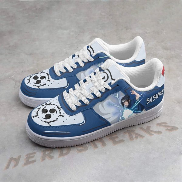 Sasuke Shoes Custom Anime Sneakers Low Tops For Anime Fans-image