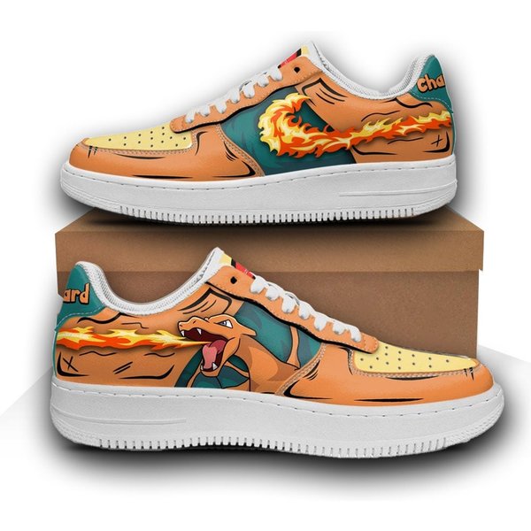 Charizard Shoes Custom Anime Sneakers Low Tops For Anime Fans-image