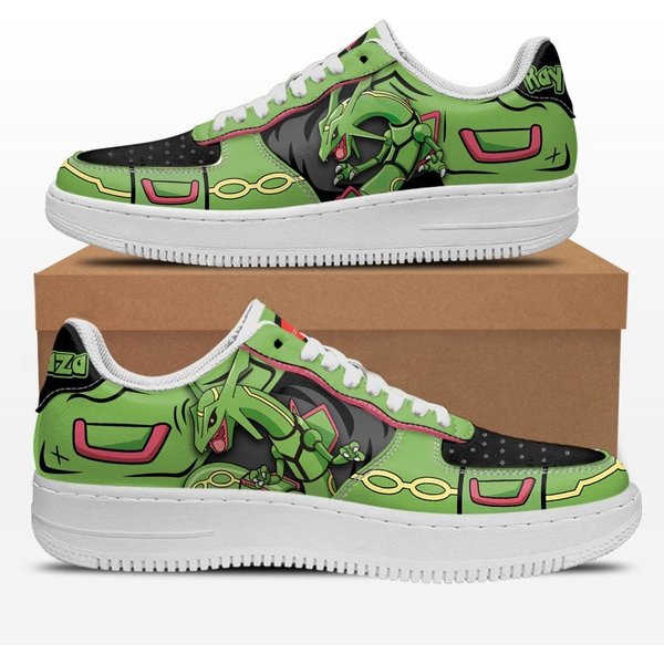 Rayquaza Air Shoes Custom Anime Sneakers Low Tops For Anime Fans-image
