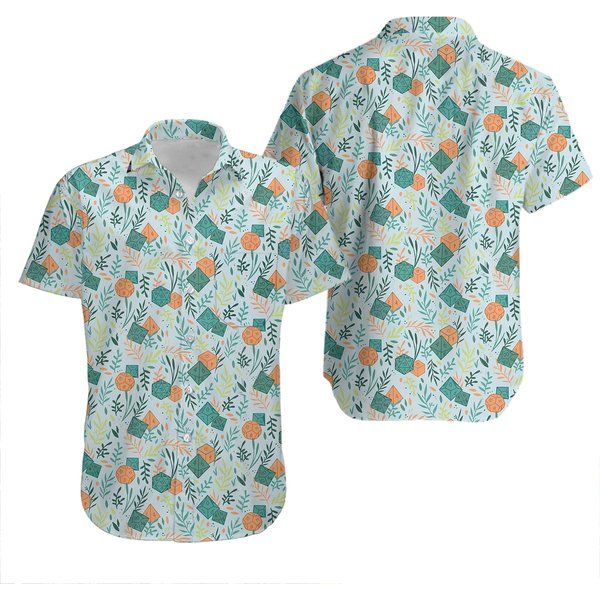 Dnd Dice Plants Hawaiian Shirt-image