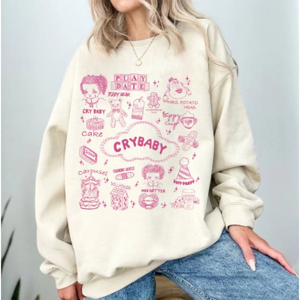 Melanie Martinez Crybaby Sweatshirt, The Trilogy Tour Melanie Martinez Sweatshirt-image