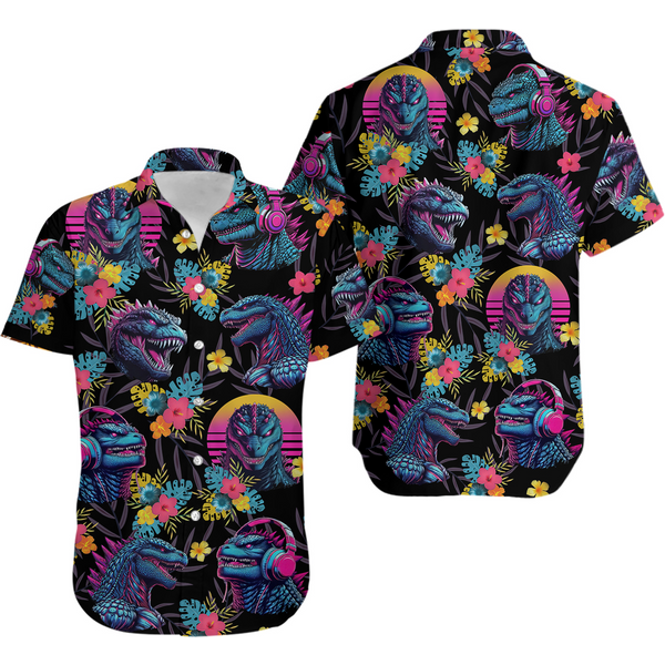 God Zilla Hawaiian Shirt-image