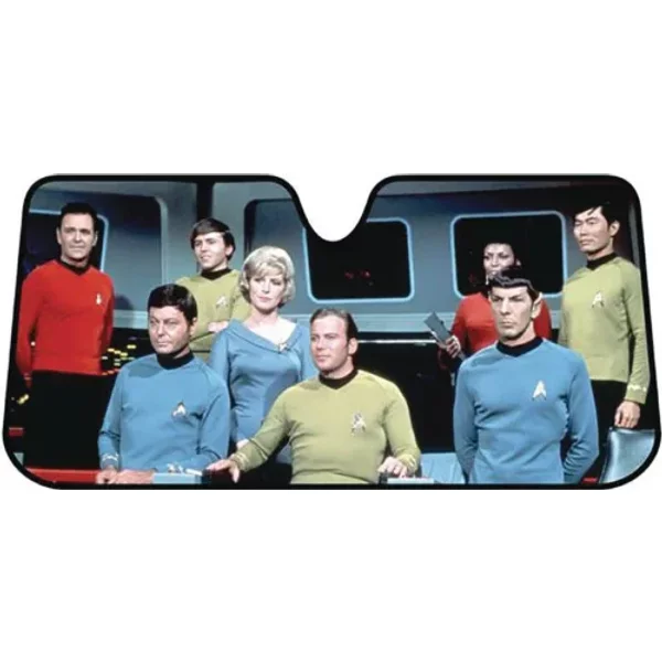 Stars Trekk Driving Auto Car Sun Shades, Funny Movie Car Windshield-image