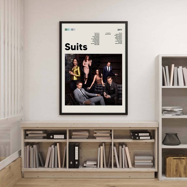 Suits Movie Minimal Poster | Suits Poster-image