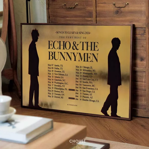 Echo &Amp; The Bunnymen N American 2024 Tour Poster-image
