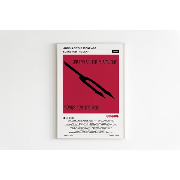 Queens Of The Stone Age - Songs For The Deaf Album Poster-image