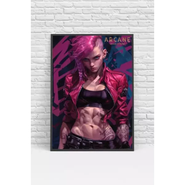 Vi Arcane League Of Legends Poster Print-image