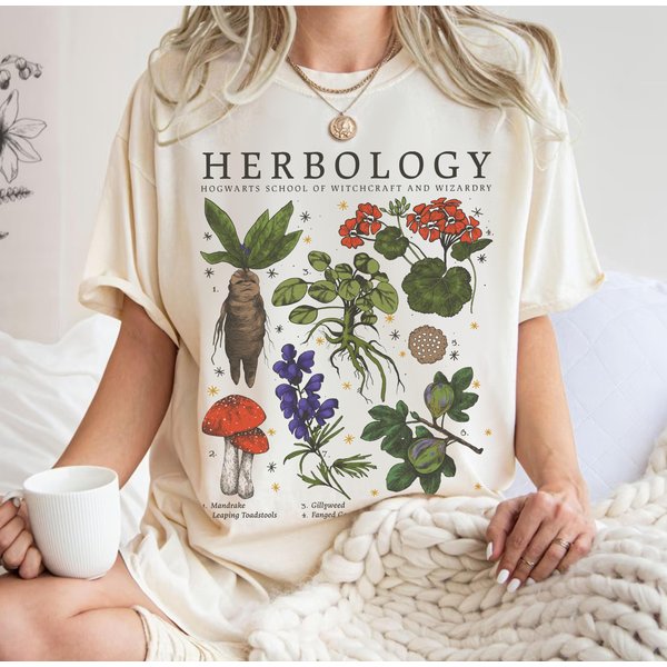 Herbology Shirt, Herbology T Shirt, Botanical Tshirt-image