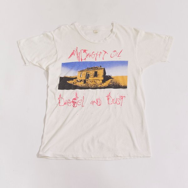 Vintage 1988 Midnight Oil Diesel And Dust T-Shirt-image